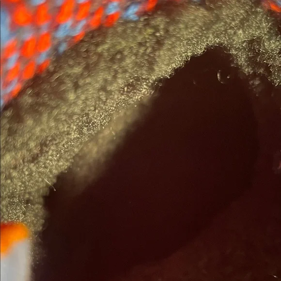 Bombas Blue, Burgundy and White Non-Slip Slipper Socks - Picture 4 of 7